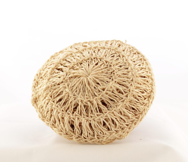 Handmade Vetriver Sisal Natural Bath Scrub/Loofah-10cm-set of 2