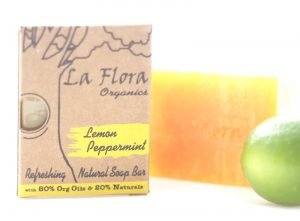 Lemon peppermint refreshing Soap bar