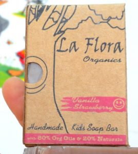 Vanilla & Strawberry kids soap bar-set of 2